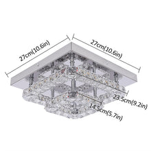 Load image into Gallery viewer, K9 Crystal Led Ceiling Light Living Room Decoration
