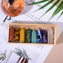 Load image into Gallery viewer, 8pcs/set Natural crystal Single Point Healing Crystal Wand
