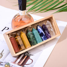 Load image into Gallery viewer, 8pcs/set Natural crystal Single Point Healing Crystal Wand
