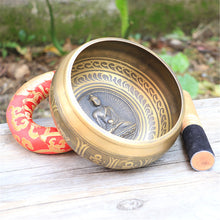 Load image into Gallery viewer, Tibetan Handcrafted Full Moon Singing Bowl
