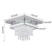 Load image into Gallery viewer, K9 Crystal Led Ceiling Light Living Room Decoration
