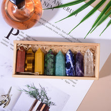 Load image into Gallery viewer, 8pcs/set Natural crystal Single Point Healing Crystal Wand
