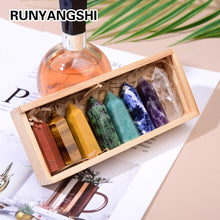 Load image into Gallery viewer, 8pcs/set Natural crystal Single Point Healing Crystal Wand
