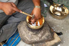 Load image into Gallery viewer, Tibetan Handcrafted Full Moon Singing Bowl
