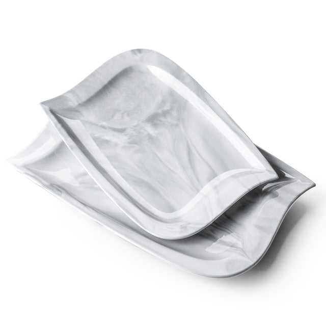 Marble Porcelain Dinnerware Plate Set