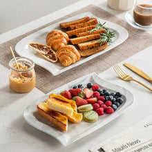 Load image into Gallery viewer, Marble Porcelain Dinnerware Plate Set
