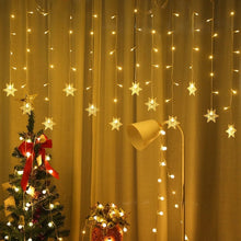 Load image into Gallery viewer, 3.5m Snowflake LED Light Christmas Tree Decorations
