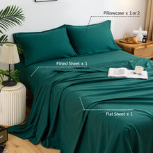 Load image into Gallery viewer, Eco-Friendly 4PC Wrinkle-Free Bedding Sheets Set
