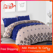 Load image into Gallery viewer, Winter 3Pcs Velvet Bedding Diamond Comforter Set
