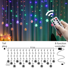 Load image into Gallery viewer, 3.5m Snowflake LED Light Christmas Tree Decorations
