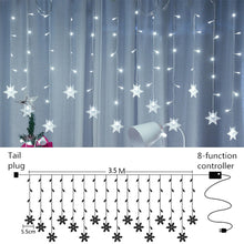 Load image into Gallery viewer, 3.5m Snowflake LED Light Christmas Tree Decorations
