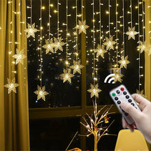 Load image into Gallery viewer, 3.5m Snowflake LED Light Christmas Tree Decorations
