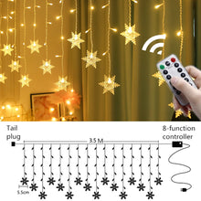 Load image into Gallery viewer, 3.5m Snowflake LED Light Christmas Tree Decorations

