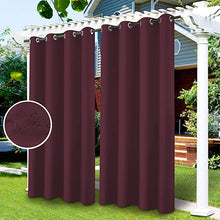 Load image into Gallery viewer, Indoor Outdoor Curtains for Patio Thermal Insulated, Sun blocker
