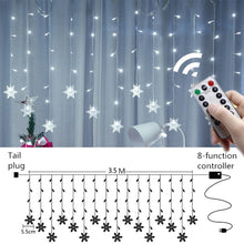 Load image into Gallery viewer, 3.5m Snowflake LED Light Christmas Tree Decorations
