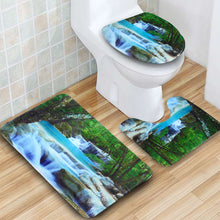 Load image into Gallery viewer, 3D Waterfall Scenery Waterproof Shower Curtain
