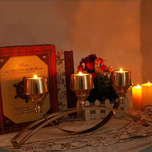 Load image into Gallery viewer, 3 Arms Crystal Candelabra Tealight Candle Holders
