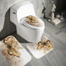 Load image into Gallery viewer, Butterfly Bath Shower Curtain Set
