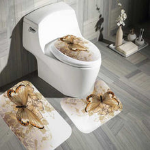 Load image into Gallery viewer, Butterfly Bath Shower Curtain Set
