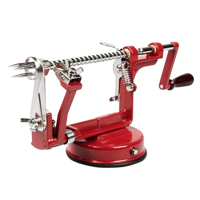 Stainless Steel Hand-cranked Fruit Peeler and Slicer Machine - beesdecorpro