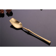 Load image into Gallery viewer, 24 Piece Set Forks Knives Spoons Dinnerware Set - beesdecorpro
