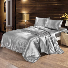 Load image into Gallery viewer, Quilted Satin Bedding Set and Comforter Bedding Set - beesdecorpro
