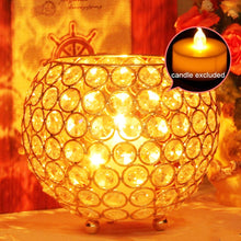 Load image into Gallery viewer, Metal Glass Candle Lantern Holders
