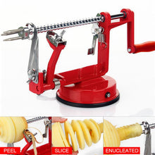 Load image into Gallery viewer, Stainless Steel Hand-cranked Fruit Peeler and Slicer Machine - beesdecorpro
