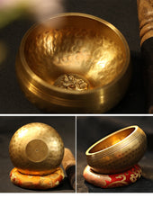 Load image into Gallery viewer, Silent Mind Tibetan Singing Bowl Set - beesdecorpro
