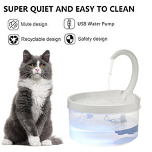 Load image into Gallery viewer, Cat Water Dispenser  With LED Light Bird Dog Drink Bowl - beesdecorpro
