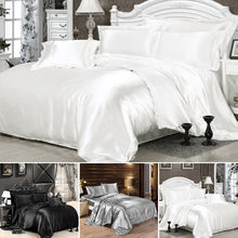 Load image into Gallery viewer, Quilted Satin Bedding Set and Comforter Bedding Set - beesdecorpro
