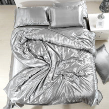 Load image into Gallery viewer, Quilted Satin Bedding Set and Comforter Bedding Set - beesdecorpro
