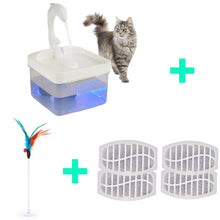 Load image into Gallery viewer, Cat Water Dispenser  With LED Light Bird Dog Drink Bowl - beesdecorpro
