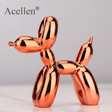 Load image into Gallery viewer, Plating balloon dog Statue Resin Sculpture - beesdecorpro
