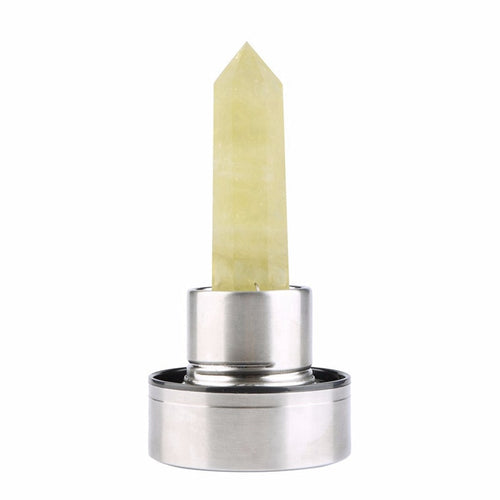 Citrine Quartz Crystal Elixir Energy Water Bottle - beesdecorpro