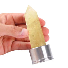 Load image into Gallery viewer, Citrine Quartz Crystal Elixir Energy Water Bottle - beesdecorpro
