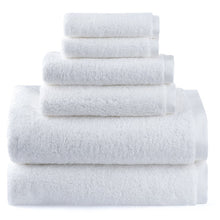 Load image into Gallery viewer, Cotton Highly Absorbent Bathroom Towels White
