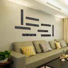 Load image into Gallery viewer, Detachable Mirror Stripe Wall Decor For Living Room Bedroom
