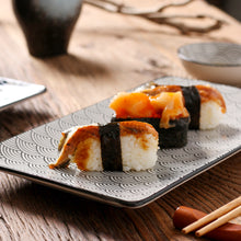 Load image into Gallery viewer, Vancasso Haruka Japanese Style Porcelain Sushi Plate Set
