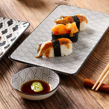 Load image into Gallery viewer, Vancasso Haruka Japanese Style Porcelain Sushi Plate Set
