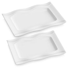 Load image into Gallery viewer, MALACASA Mario 2-Piece White Porcelain Dinner Combi-Set
